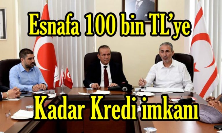 Esnafa 100 bin TL’ye kadar kredi imkanı sağlanacak