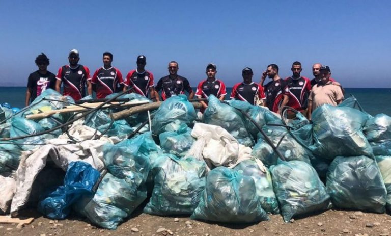 Gaziveren’de sahil ve Gemikonağı’nda da deniz dip temizliği yapıldı