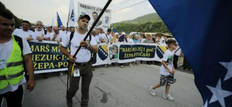 Ölüm yolunda Barış Yürüyüşü sona erdi