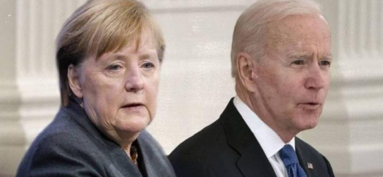 Biden ile Merkel Beyaz Saray’da bir araya geldi