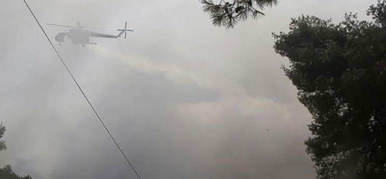 Yunanistan’da orman yangınları sürüyor