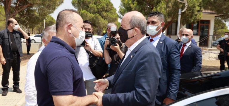 Çavuşoğlu: Cumhurbaşkanı Tatar’ın varlığı moral ve güç verdi,kendilerine şükranlarımı arz ederim