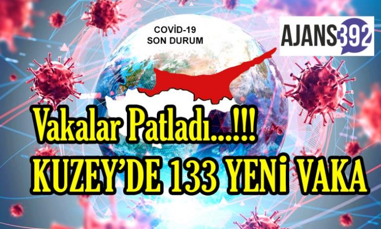 110’u yerel 133 pozitif vakaya rastlandı