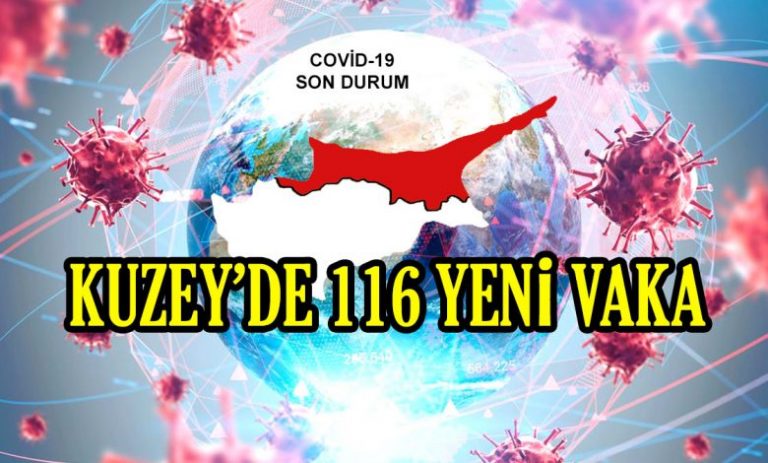 105’i yerel 116 pozitif vakaya rastlandı
