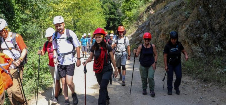 Müflizdere Kanyonu’nda doğaseverler nefes alıyor