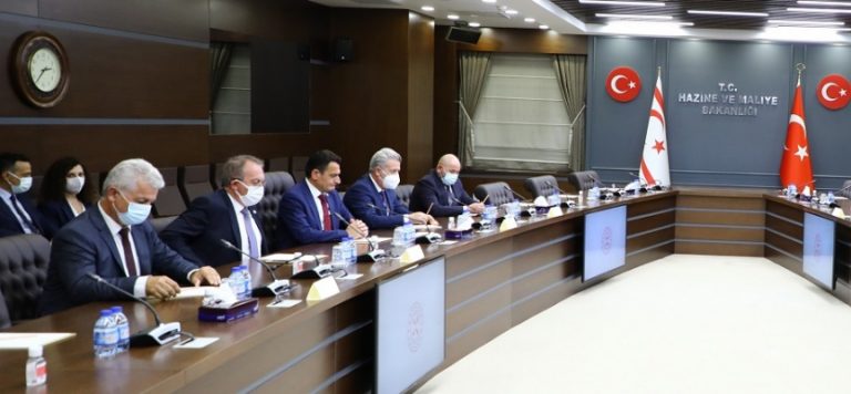 Bakan Oğuz, TC Hazine ve Maliye Bakanı Lütfi Elvan ile görüştü