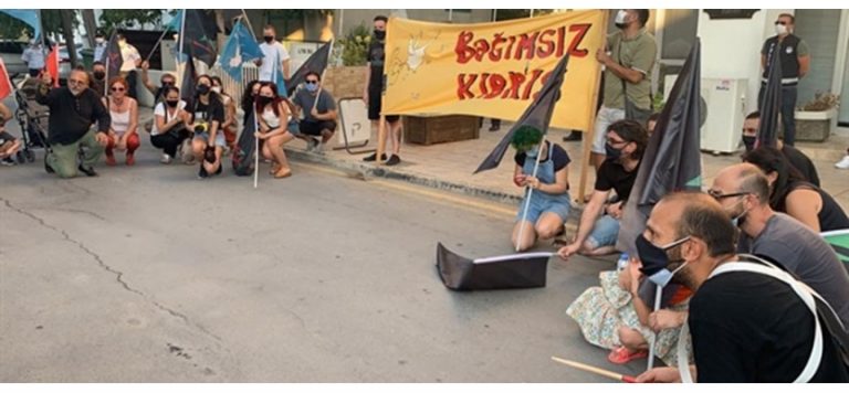 Bağımsızlık Yolu ve Baraka Kültür Merkezi’nin organizasyonuyla “14 Ağustos Bağımsız Kıbrıs Eylemi” gerçekleşti