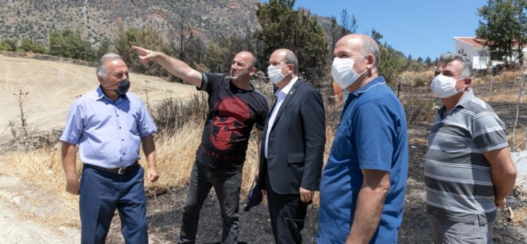 Cumhurbaşkanı Tatar, Ağırdağ’da incelemelerde bulundu