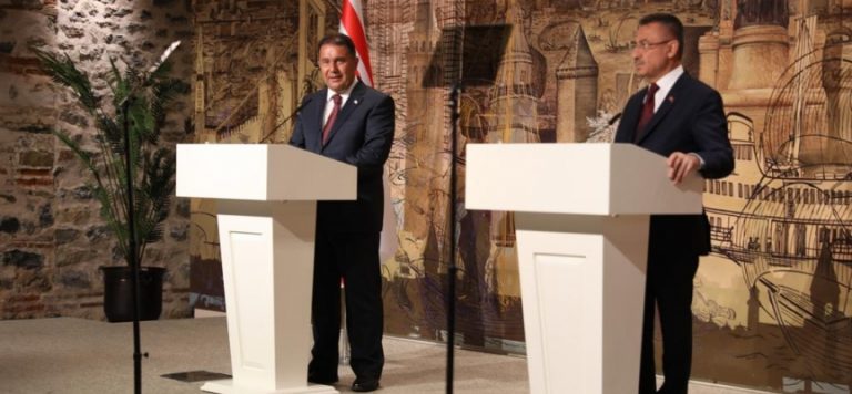 Saner: KKTC hükümeti̇ ve STK aracılığı ile toplanan 17 Mi̇lyon TL’li̇k desteği AFAD’a bağışlamak isti̇yoruz