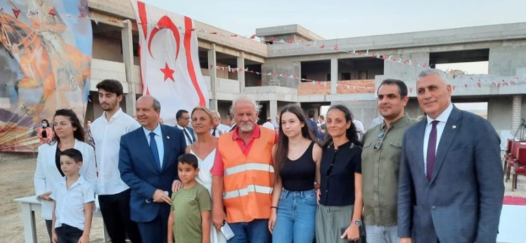 Meral ve Vedat Ertüngü Lisesi “Betonarme Karkas Tamamlama Töreni” gerçekleştirildi