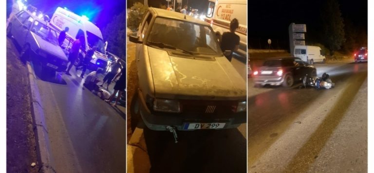 Lefkoşa’da korkutan kaza! 1 kişi yaralandı