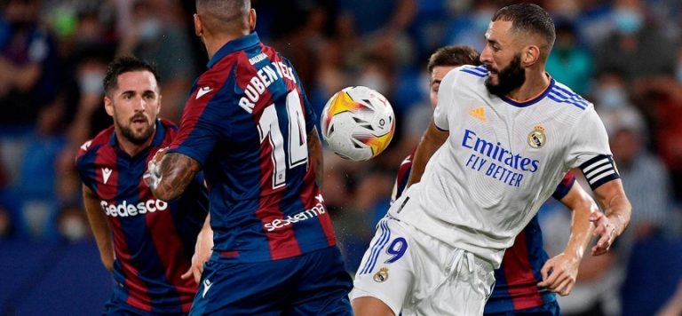Real Madrid, Levante deplasmanından 1 puanla döndü
