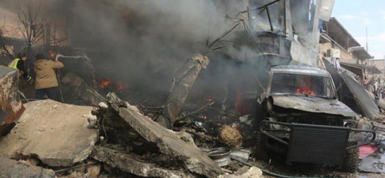 Suriye’nin Azez ilçesinde bombalı saldırı: 3 yaralı