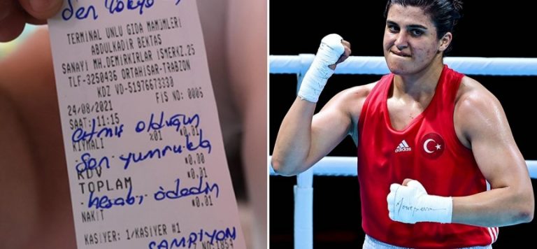 Busenaz Sürmeneli’ye hesap jesti