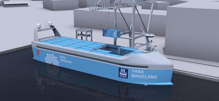 Norveç’te elektrikli kargo gemisi inşa edildi