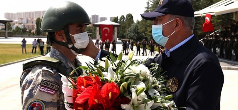 Afganistan’dan tahliye edilen TSK personeli törenle karşılandı