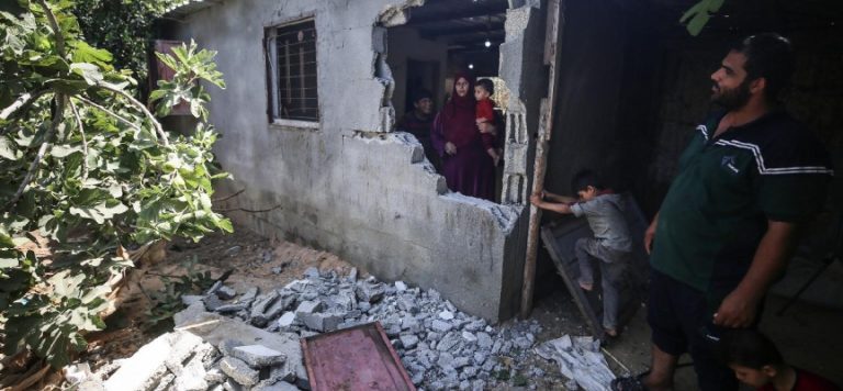 İsrail’in Gazze’ye saldırısında ev ve tarım arazileri zarar gördü