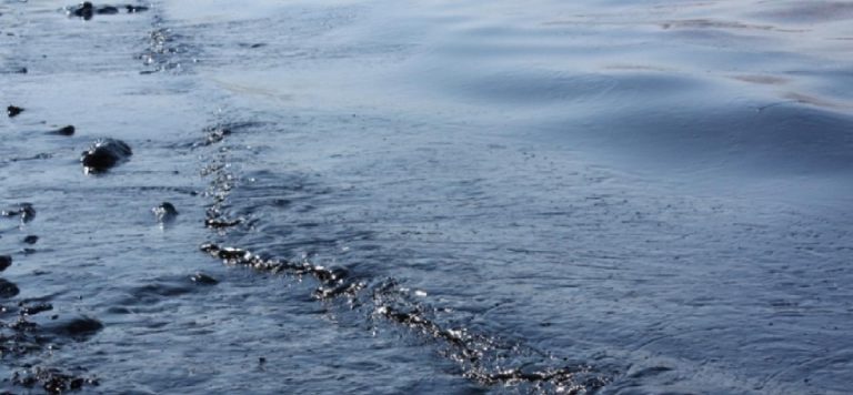 KKTC’de Suriye kaynaklı petrol sızıntısının yayılması engellenmeye çalışılıyor