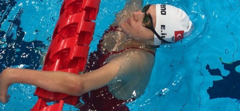 Milli sporcu Elif İldem 50 metre sırtüstünde sekizinci oldu