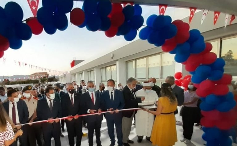 ‘İskele Evkaf Türk Maarif Koleji’ binası törenle açıldı