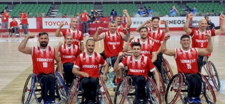 Erkekler tekerlekli sandalye basketbolda Türkiye altıncı oldu