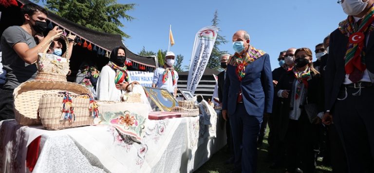 Cumhurbaşkanı Ersin Tatar, Hayme Ana’nın türbesini ziyaret etti