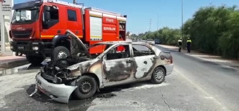 Gazimağusa’da korkutan kaza!