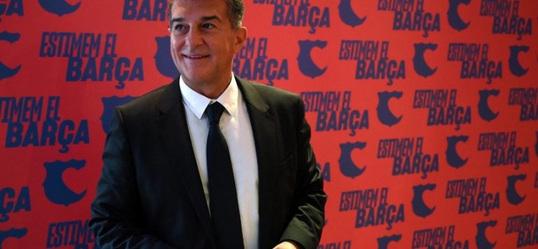 Barcelona Başkanı Laporta taraftarlardan sabır istedi