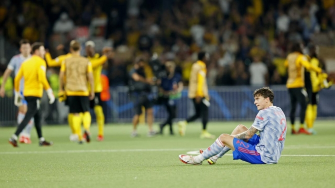 Manchester United'a soğuk duş