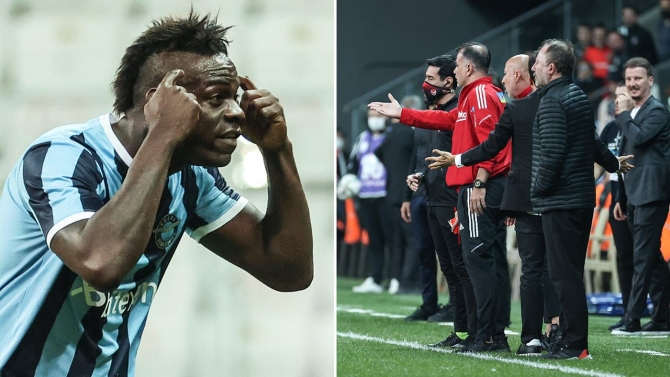 Balotelli'nin Beşiktaş maçındaki hareketi dünya basınında