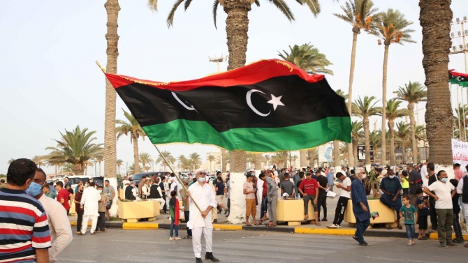 Libya'da güvenoyu kararı protesto edildi