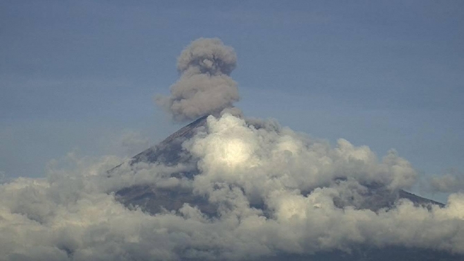 Popocatepetl Yanardağı faaliyete geçti