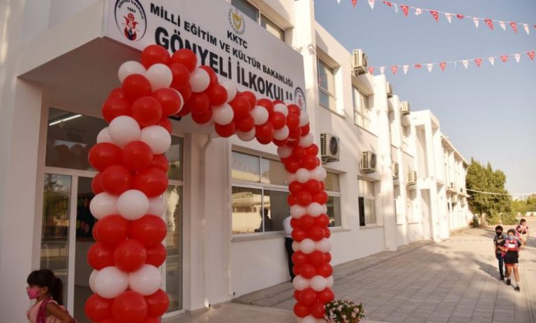 Gönyeli İlkokulu’na yapılan yeni derslikler açıldı