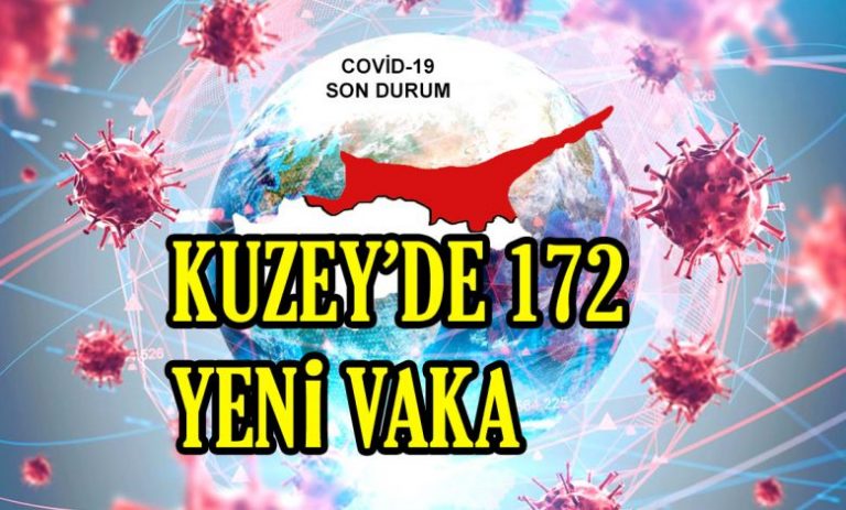 158’i yerel 172 pozitif vakaya rastlandı