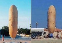Patates heykeli güneyde gündem oldu