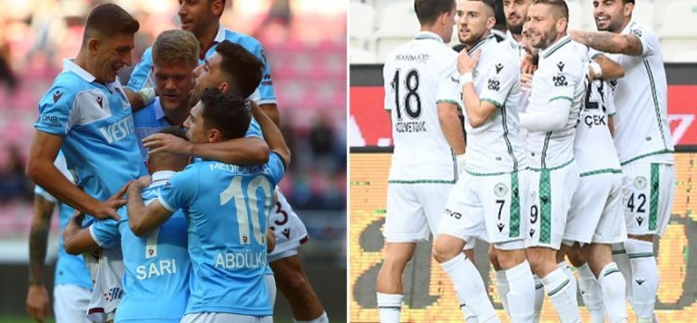 Trabzonspor ve Konyaspor’un bileği bükülmüyor