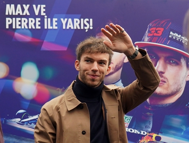 Bakan Kasapoğlu F1 pilotu Gasly bir araya geldi