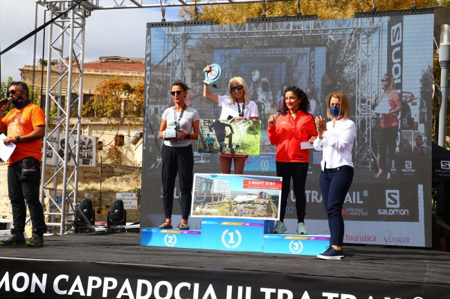 Kapadokya Ultra Trail Koşusu'nda ödüller sahiplerini buldu