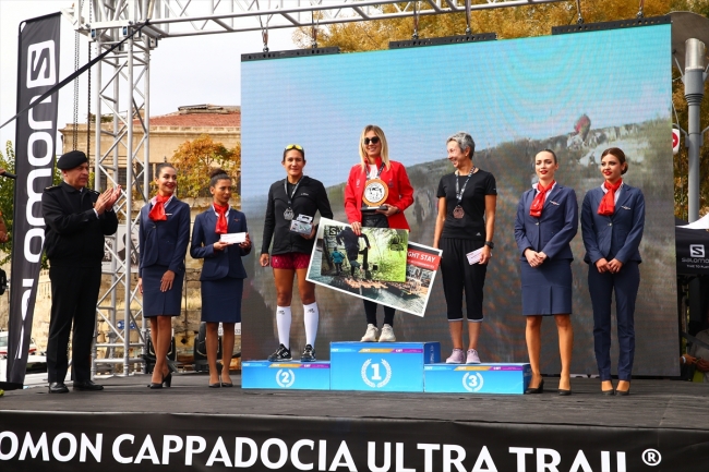 Kapadokya Ultra Trail Koşusu'nda ödüller sahiplerini buldu