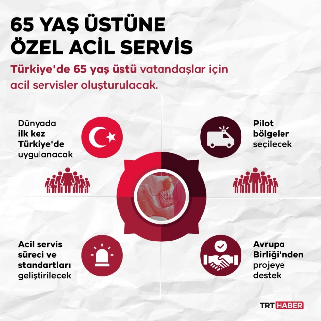 65 yaş üstündekilere özel acil servis