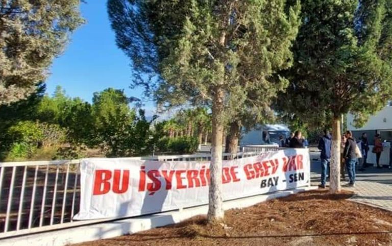 Bay-Sen, BRT’de uyarı grevi yapıyor