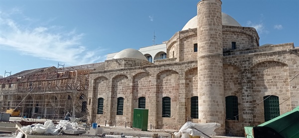 Larnaka’dalı Zuhuri Camii ve Tekkesi’ndeki koruma çalışması tamamlandı