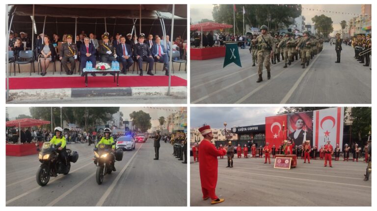 15 Kasım Cumhuriyet Bayramı Gazimağusa’da  törenlerle kutlandı