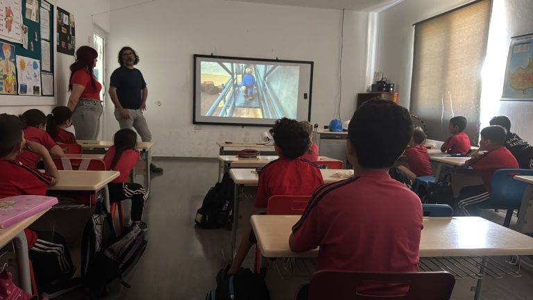 “İş Sağlığı ve Güvenliği” konulu çizgi film ilkokullarda gösterildi