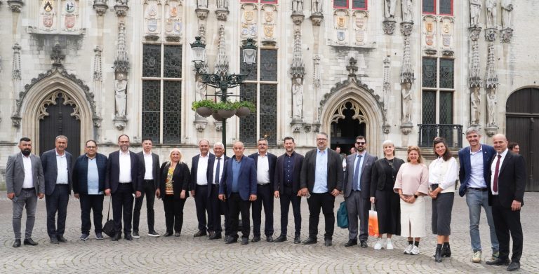 Brüksel’deki KTBB Heyeti’nden Brugge Belediyesi’ne ziyaret
