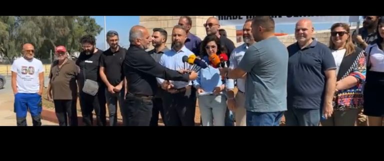 KTOEÖS, KTÖS ve örgüt temsilcileri, basın açıklaması yaptı