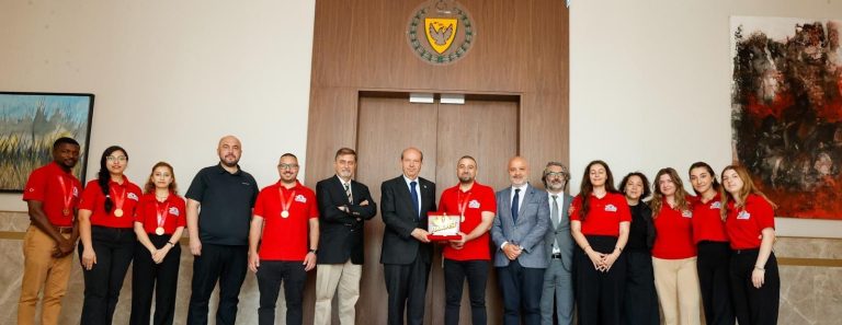 Cumhurbaşkanı Tatar, YDÜ heyetini kabul etti