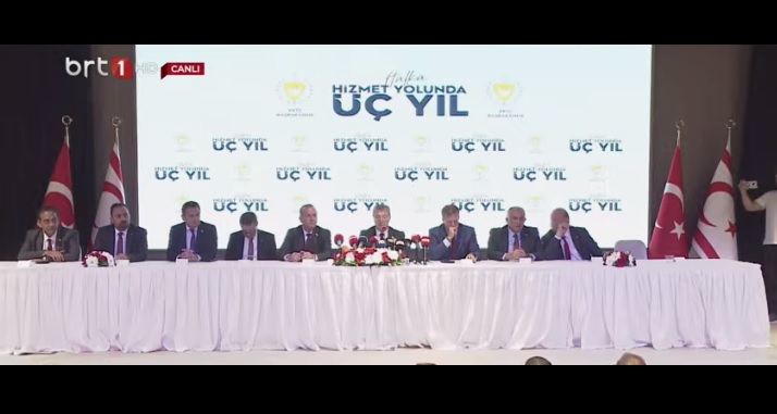 “Halka Hizmet Yolunda Üç Yıl” basın toplantısı başladı