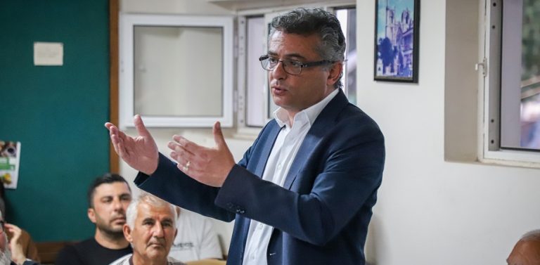 CTP Genel Başkanı Erhürman Gazimağusa’da kitle toplantısına katıldı