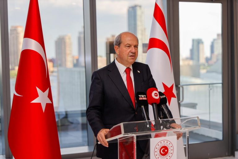 Cumhurbaşkanı Ersin Tatar, BM Merkezi’nde ve Türkevi’nde basın toplantısı düzenledi:“New York’ta altı yeni iş birliği önerisi sunduk, dört girişim için çalışmalara başlayacağız”